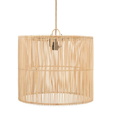 The Chacha Pendant - Natural - M in rattan — handmade luxury pendant lamp curated by Laiyahome