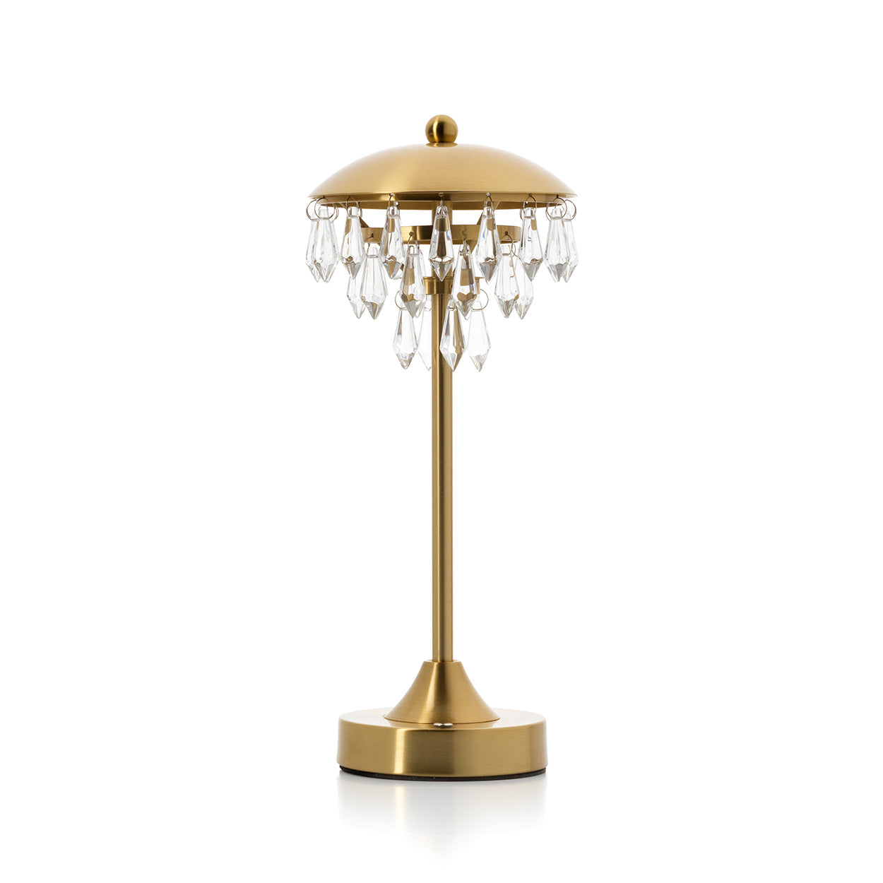 The Chandelette Led Table Lamp in iron — handmade luxury table lamp curated by Laiyahome