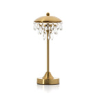 The Chandelette Led Table Lamp in iron — handmade luxury table lamp curated by Laiyahome