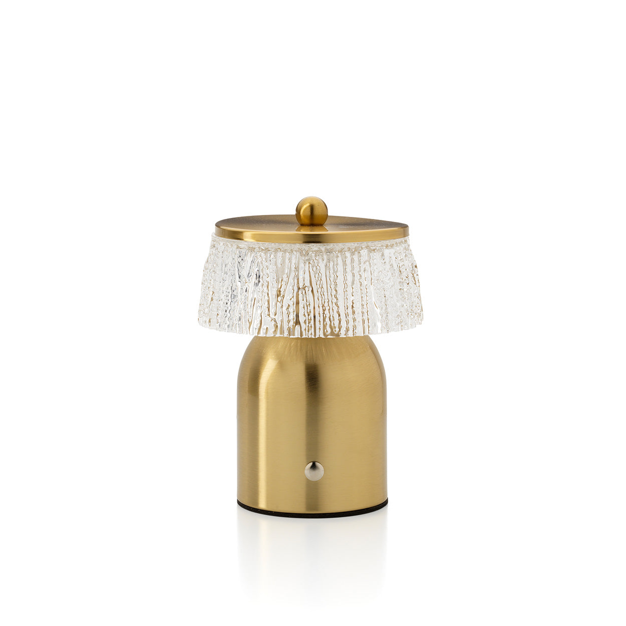 The Disco Muffin Led Table Lamp in iron — handmade luxury table lamp curated by Laiyahome