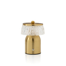 The Disco Muffin Led Table Lamp in iron — handmade luxury table lamp curated by Laiyahome