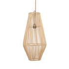 The Afrodisiac Pendant - Natural - M in rattan — handmade luxury pendant lamp curated by Laiyahome