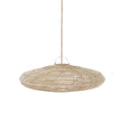 The Macaron Pendant - Natural - L in rattan — handmade luxury pendant lamp curated by Laiyahome