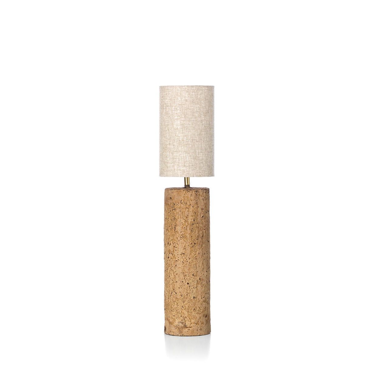 The Totem Table Lamp - Mud - M in paper — handmade luxury table lamp curated by Laiyahome