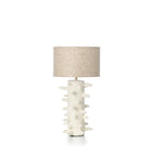 The Spiketacular Table Lamp - White - M in paper — handmade luxury table lamp curated by Laiyahome