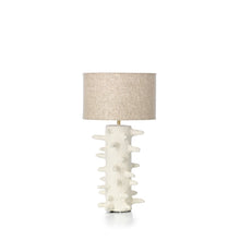 The Spiketacular Table Lamp - White - M in paper — handmade luxury table lamp curated by Laiyahome