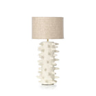 The Spiketacular Table Lamp - White - L in paper — handmade luxury table lamp curated by Laiyahome