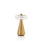 The Diamond Diva Led Table Lamp in iron — handmade luxury table lamp curated by Laiyahome