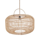 The Arun Pendant - Natural - L in rattan — handmade luxury pendant lamp curated by Laiyahome