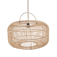 The Arun Pendant - Natural - L in rattan — handmade luxury pendant lamp curated by Laiyahome