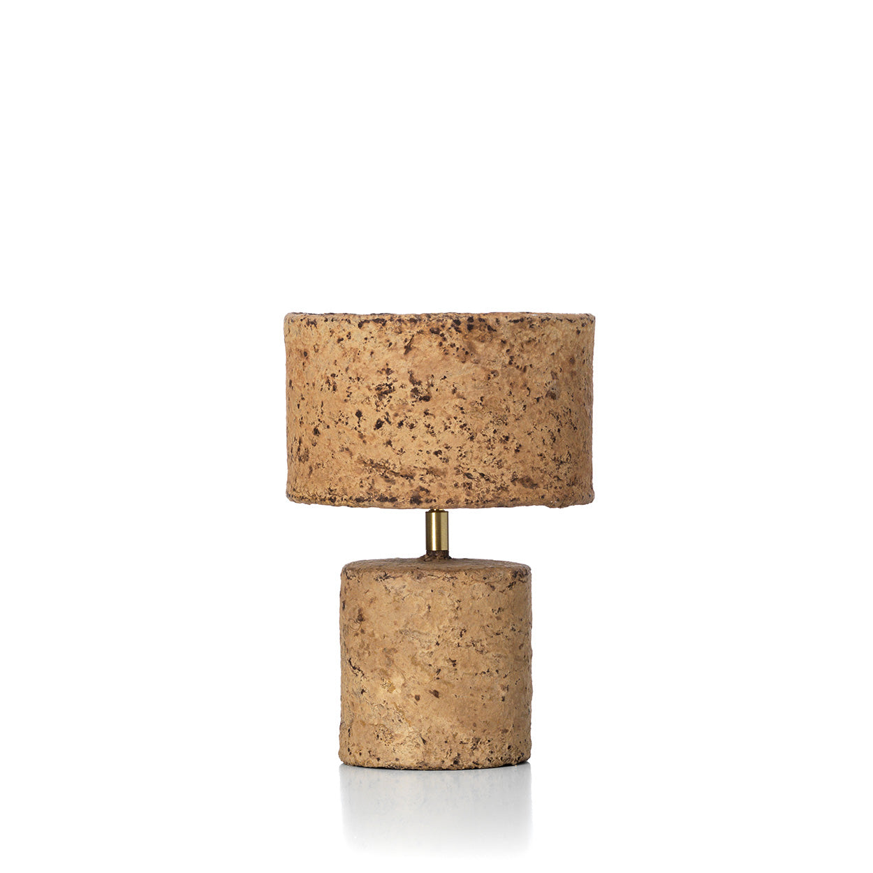 The Tando Table Lamp - Mud - S in paper — handmade luxury table lamp curated by Laiyahome