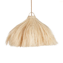 The Rami Pendant - Natural - XL in hemp — handmade luxury pendant lamp curated by Laiyahome