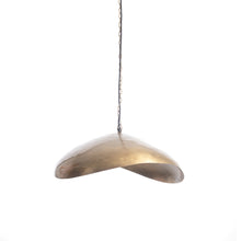 The Fortune Cookie Pendant - Brass - L in iron — handmade luxury pendant lamp curated by Laiyahome
