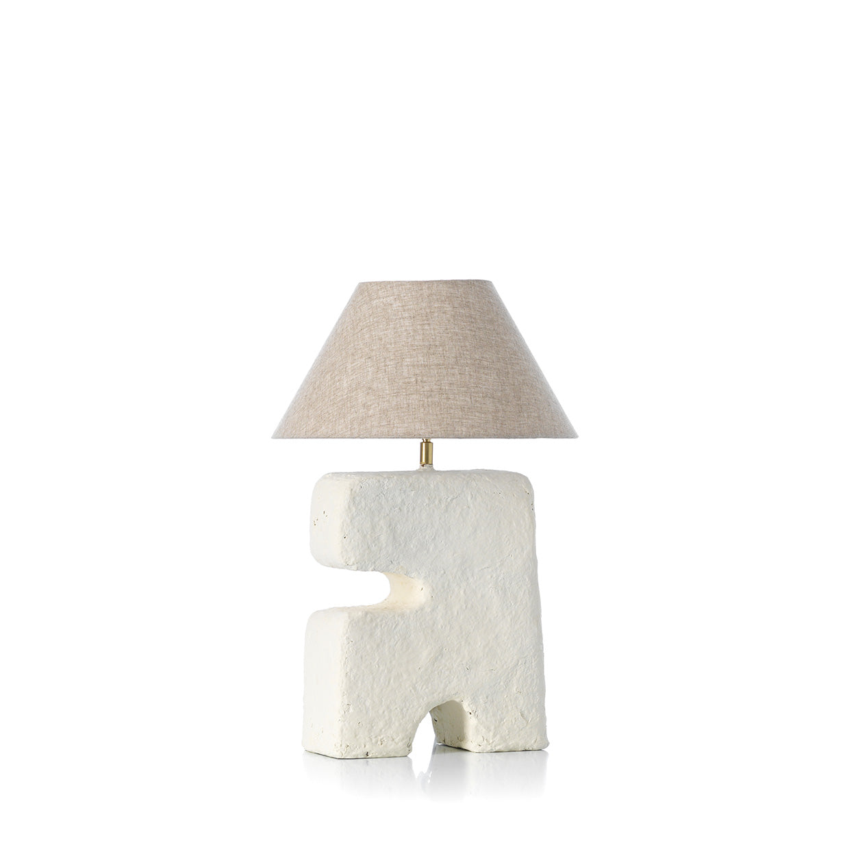 The L’Objet Table Lamp - White - M in paper — handmade luxury table lamp curated by Laiyahome