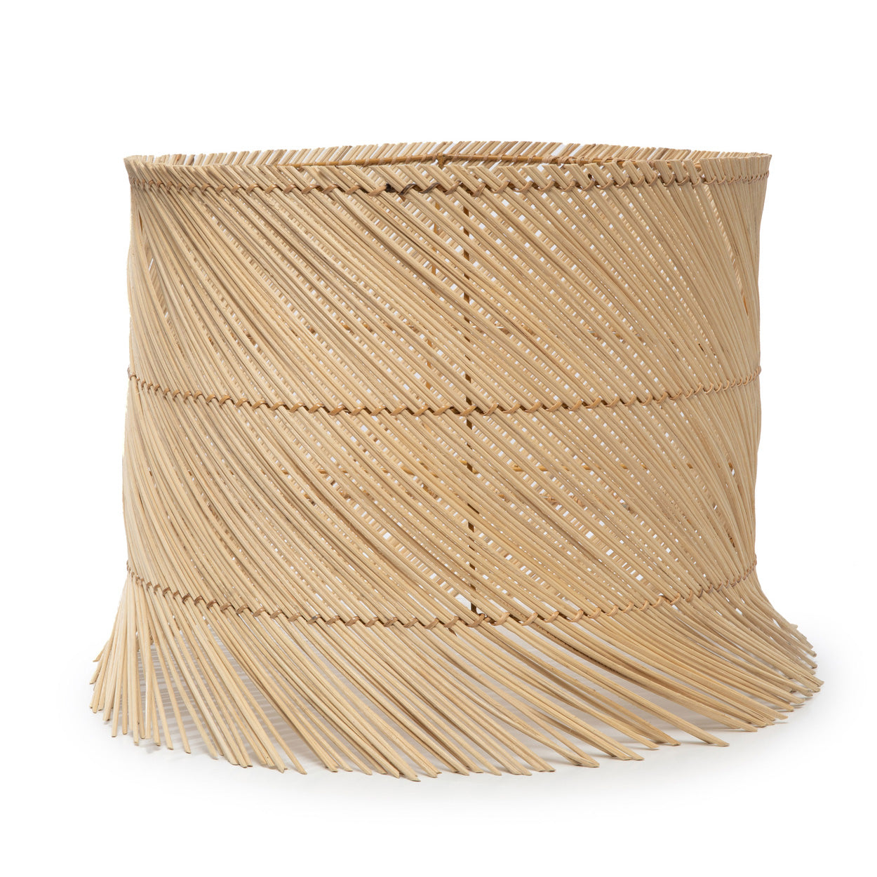 The Rattan Table Lamp Shade - Natural in grass — handmade luxury table lamp curated by Laiyahome