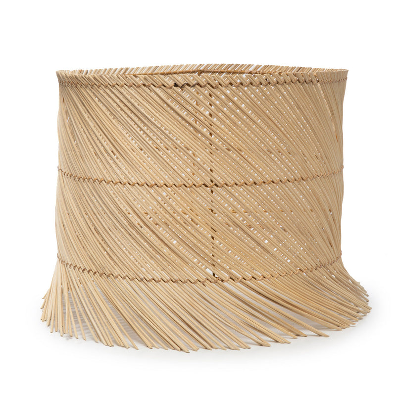 The Rattan Table Lamp Shade - Natural in grass — handmade luxury table lamp curated by Laiyahome