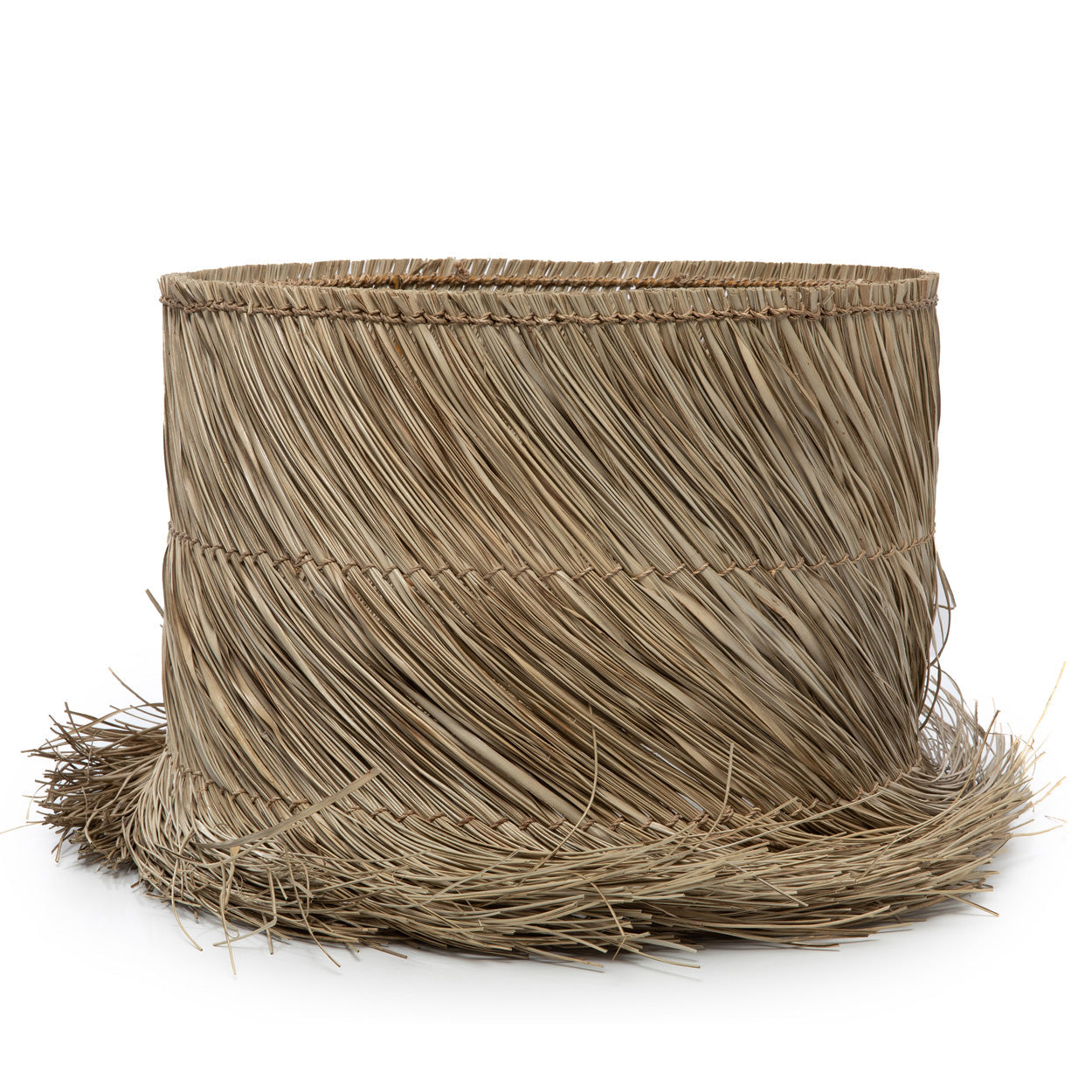 The Pandan Table Lamp Shade - Natural in grass — handmade luxury table lamp curated by Laiyahome