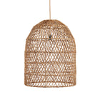 The Xiomara Pendant - Natural - XL in palm leaf — handmade luxury pendant lamp curated by Laiyahome