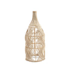 The Garaffa Pendant - Natural - M in rattan — handmade luxury pendant lamp curated by Laiyahome