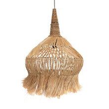 The Hippy Tipi Pendant - Natural - L in grass — handmade luxury pendant lamp curated by Laiyahome