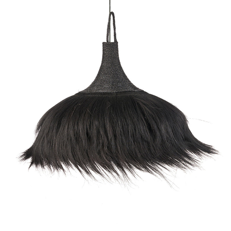The Makiki Pendant - Black XL in glass — handmade luxury pendant lamp curated by Laiyahome