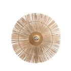 The Beausoleil Wall Lamp - Natural Gold - M in grass — handmade luxury wall light curated by Laiyahome