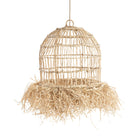 The Casita Pendant - Natural - S in grass — handmade luxury pendant lamp curated by Laiyahome