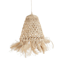 The Abaca Jelly Fish Pendant - Natural - S in grass — handmade luxury pendant lamp curated by Laiyahome