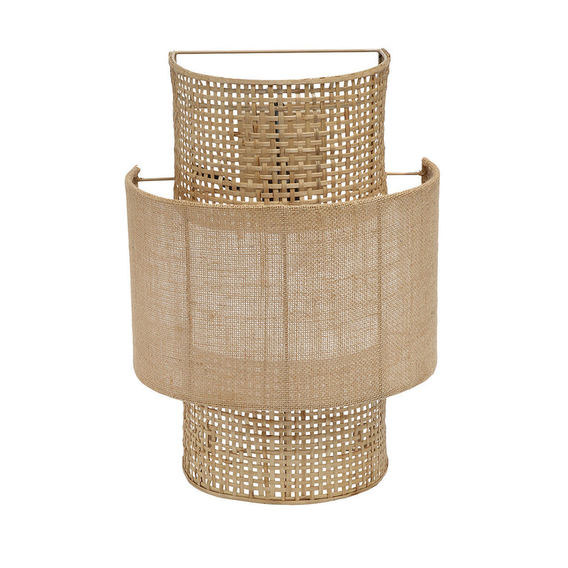 The Bolly Jute Wall Lamp - Natural - M