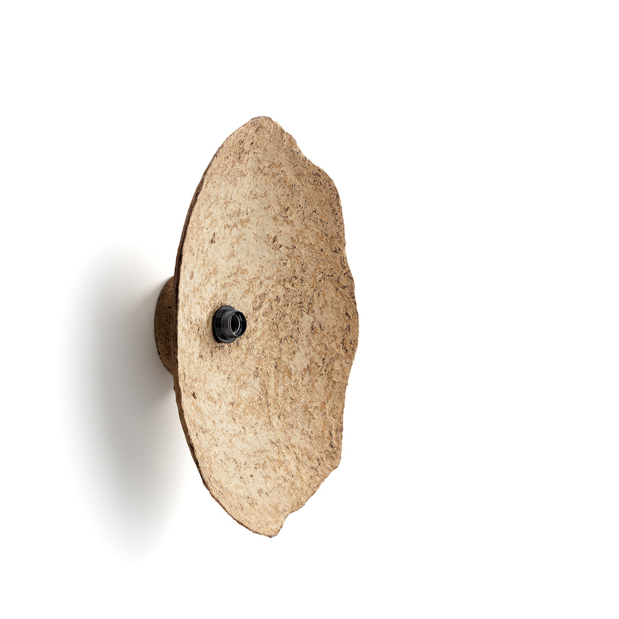 The Sahara Glow Wall Lamp - Mud - L in paper — handmade luxury wall light curated by Laiyahome