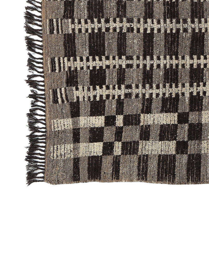 The Handwoven Afghan Rug #10636 in wool — handmade luxury area rug curated by Laiyahome — view 2