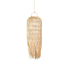 The Squid Pendant - Natural - M in rattan — handmade luxury pendant lamp curated by Laiyahome