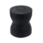 The Kotoran Stool - Black in wood — handmade luxury stool curated by Laiyahome
