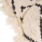 The Sahara Diamond Cushion Cover - Natural Black – cotton cushion cover in natural black – product view 12