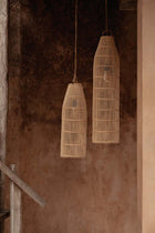 The Fish Trap Pendant - Natural - L in rattan — handmade luxury pendant lamp curated by Laiyahome — view 2