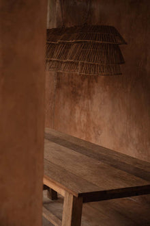 The Binghi Pendant Lamp - Natural in seagrass — handmade luxury pendant lamp curated by Laiyahome — view 2