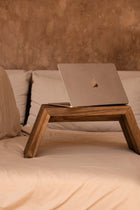 The Ashley Cocoon Table - Natural in wood — handmade luxury side table curated by Laiyahome — view 2