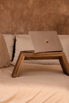 The Ashley Cocoon Table - Natural in wood — handmade luxury side table curated by Laiyahome — view 2