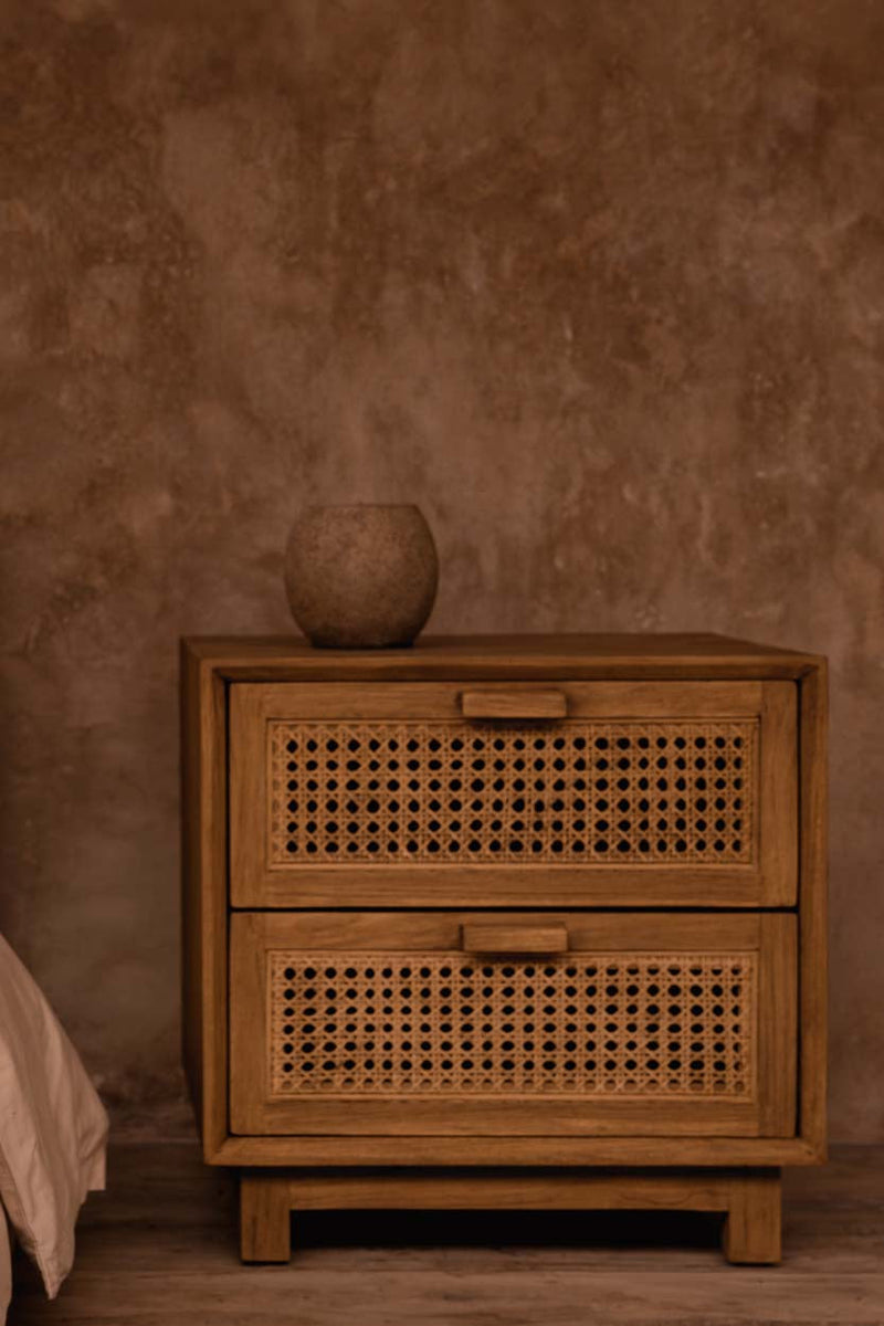 The Harmony Nightstand - Natural - secondary view