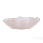 The Resin Organic Fruit Bowl - Pink White in polyresin — handmade luxury bowl curated by Laiyahome