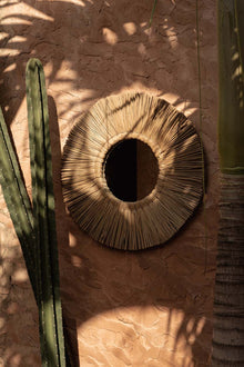 The Alang Alang Mirror - Natural - L in grass — handmade luxury wall mirror curated by Laiyahome — view 2