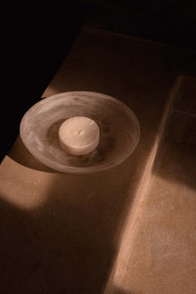 The Resin Organic Bowl - Pink White - S in polyresin — handmade luxury bowl curated by Laiyahome — view 2