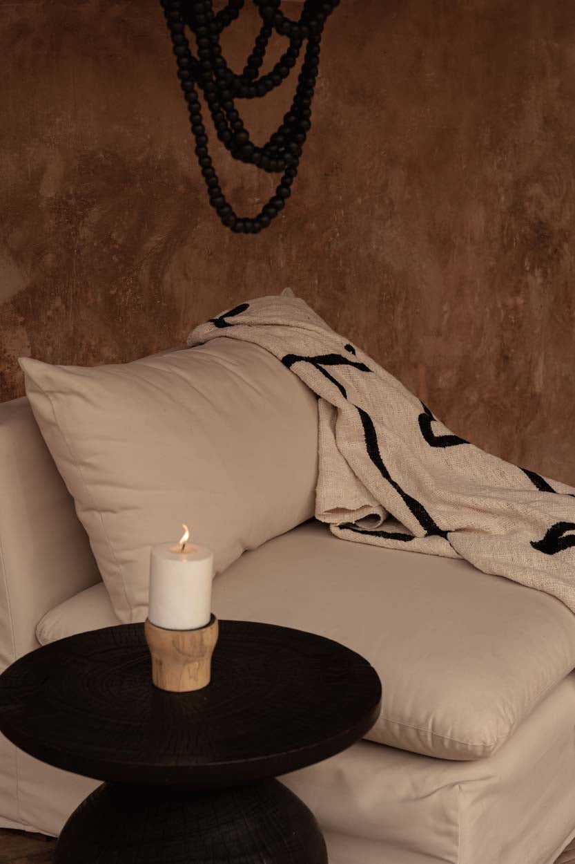 The Candle Pin in wood — handmade luxury tea light holder curated by Laiyahome — view 2