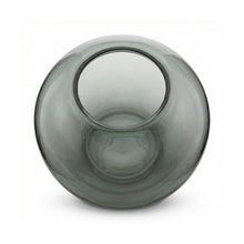 The Jacqueline Vase - Smokey Grey – glass decorative vase in smokey grey – product view 3
