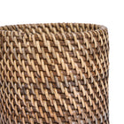 The Colonial Cutlery Holder - Natural Brown – rattan woven cutlery holder in brown – product view 3