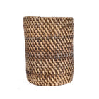 The Colonial Cutlery Holder - Natural Brown – rattan woven cutlery holder in brown – product view 1