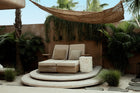The Coco Shade Rectangular - Natural - 500x300 in coconut fiber — handmade luxury sun umbrella curated by Laiyahome — view 2