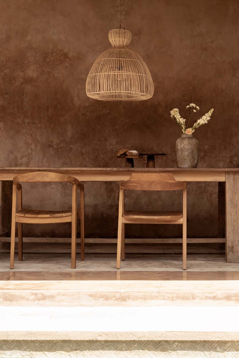 The Matcha Whisk Pendant - Natural - M in rattan — handmade luxury pendant lamp curated by Laiyahome — view 2
