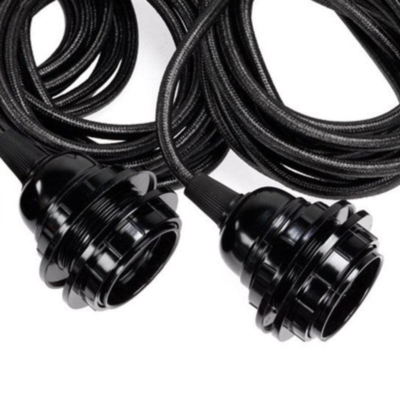 Fitting Lamps Ceiling - Black - 3 Fittings