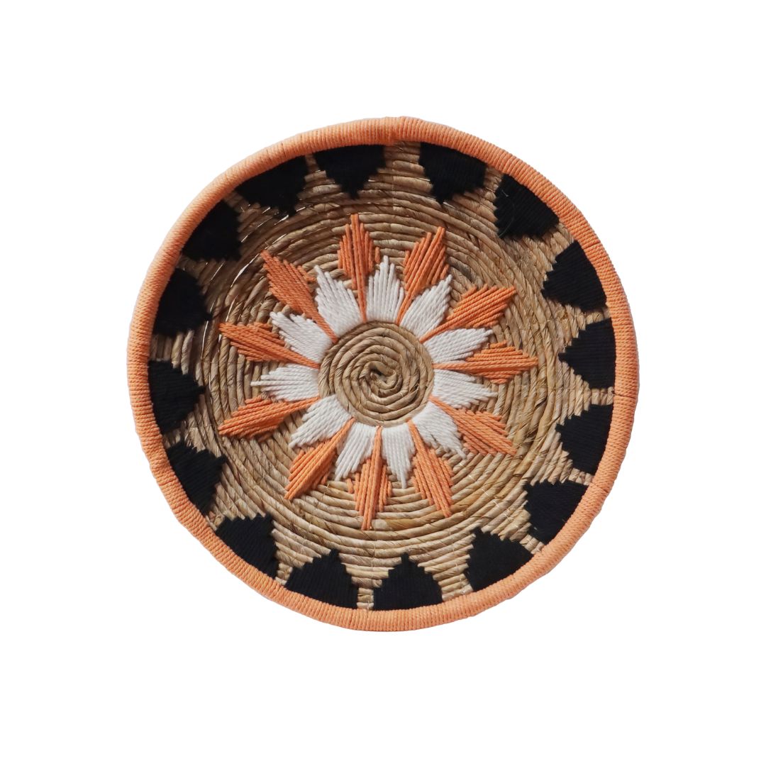 Kalimantan Wall Décor 1 - 40 cm – cotton textile wall décor in multicolour – product view 1